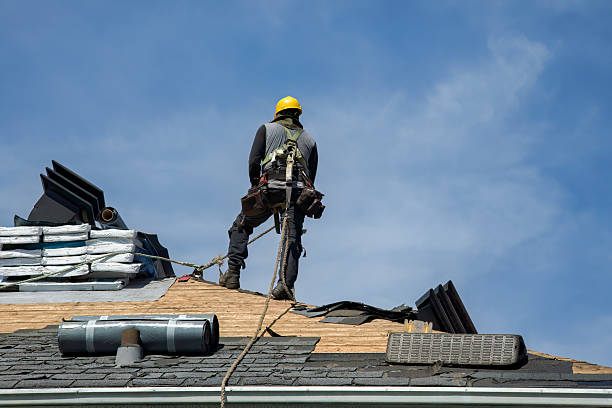Professional Roof Repair technician working in Mustang, OK